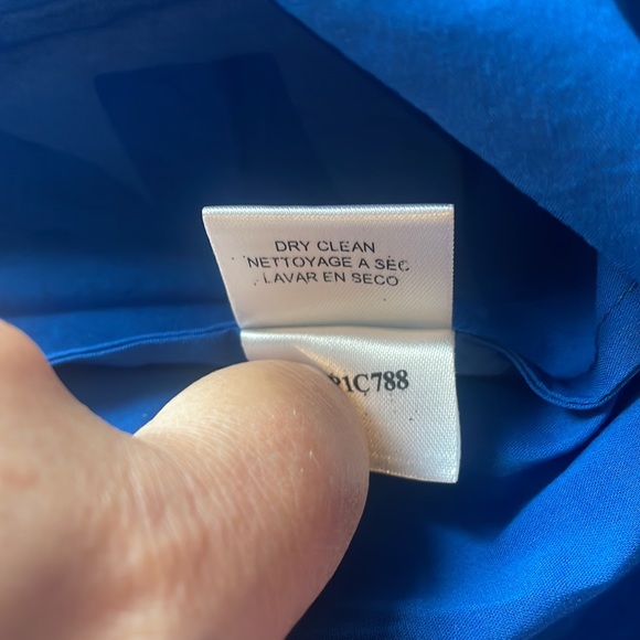 BCBGMaxAzria Blue V-Neck Top - Picture 8 of 8